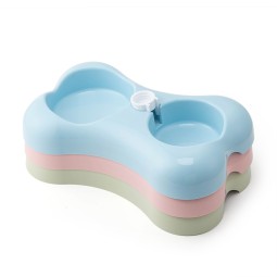 Pet Bowl Manufacturer - OEM Plastic Double Bone Shape