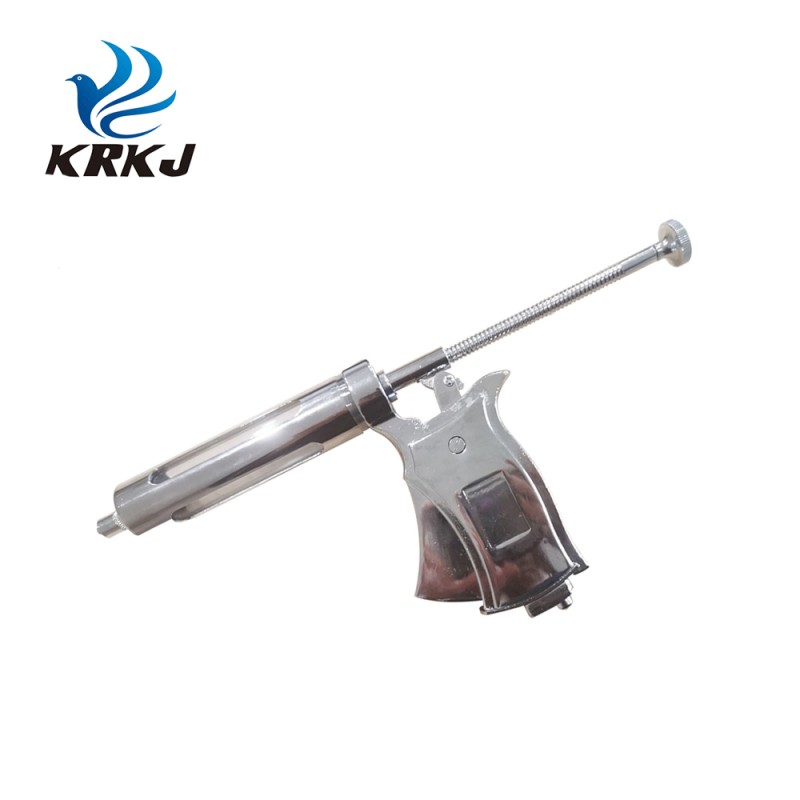 Veterinary Syringe Gun Factory - OEM 50ml Automatic Metal