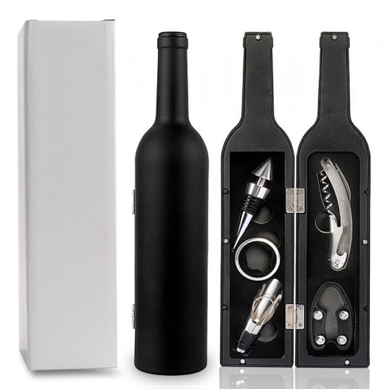 Wine Accessory Set Factory - 5-Piece Corkscrew Stopper Pourer