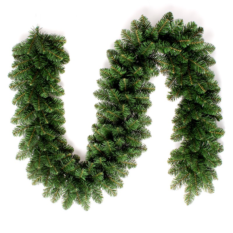 Christmas Garland Supplier - Artificial 2.7m PVC Indoor Outdoor