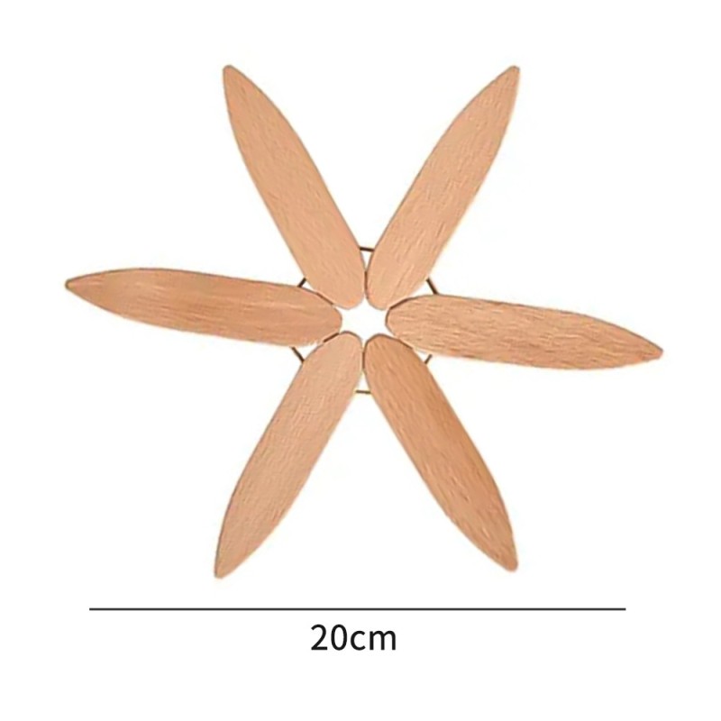 Wooden Trivet Factory - Natural Hardwood Tree Shaped Placemat