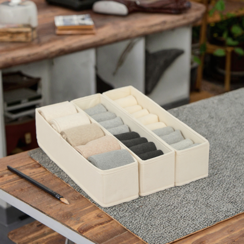 Clothes Storage Box Supplier - Foldable Rectangle Drawer Organizer