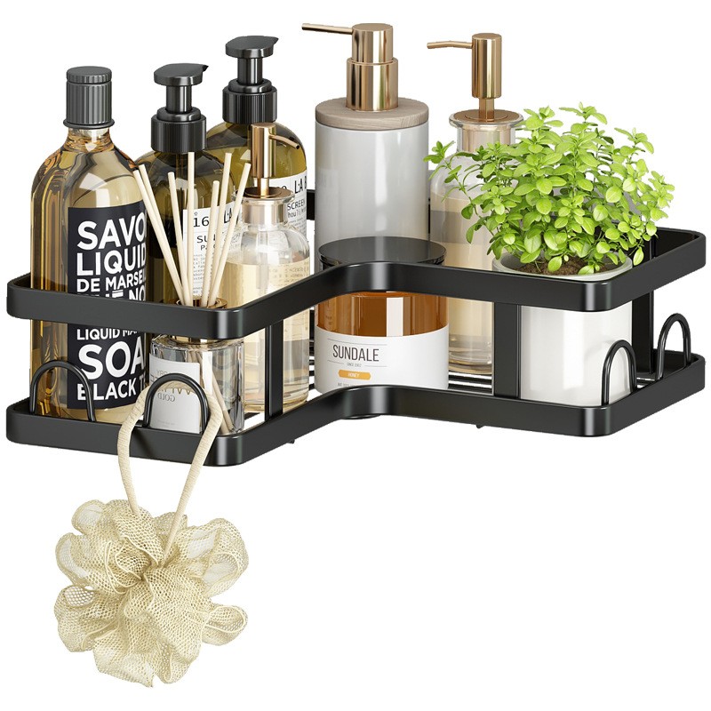 Bathroom Organizer Supplier - Wall Mount Triangle Metal Hooks