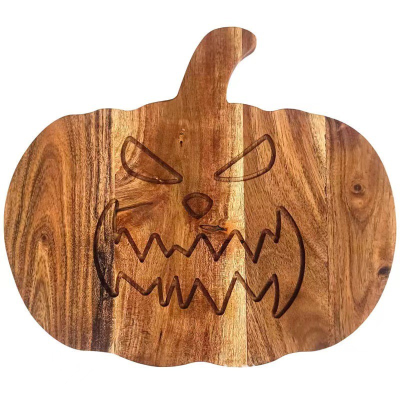 Bamboo Cutting Board Manufacturer - Pumpkin Shape Serving Platter