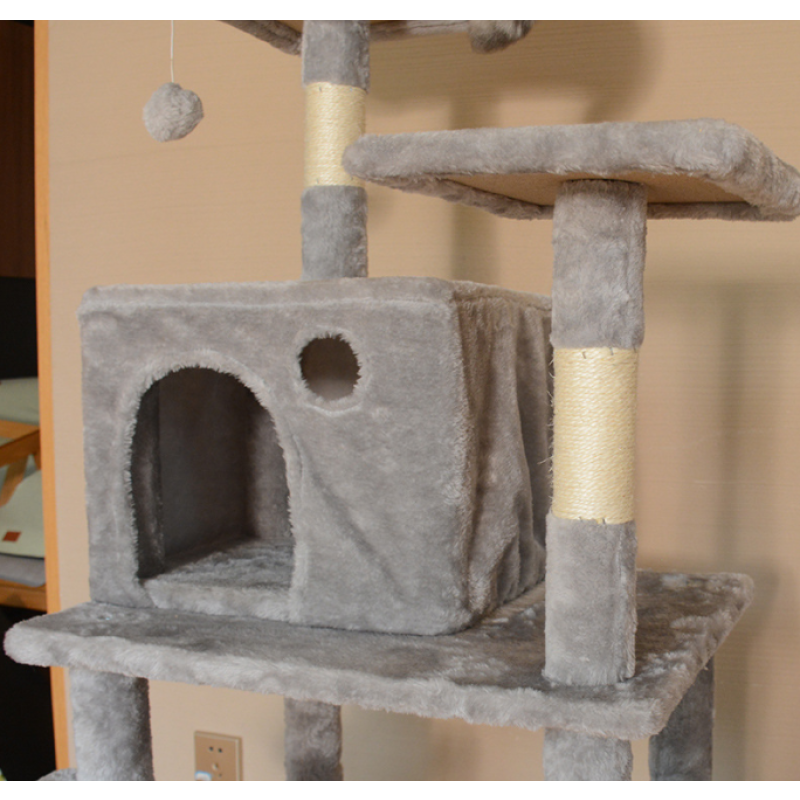 Cat Tree Tower Supplier - Multi-layer Plush Scratching Climbing