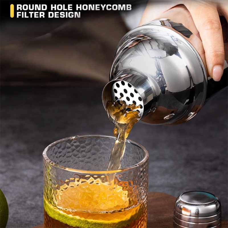 Cocktail Shaker Set Manufacturer - Stainless Steel with Bar Tools