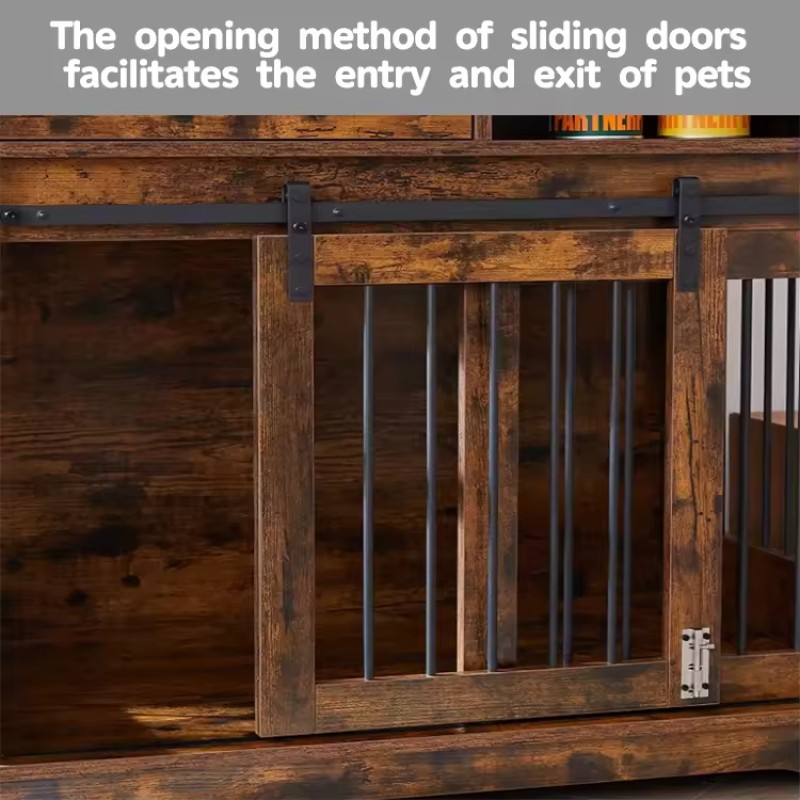 Dog Crate Furniture Supplier - Luxury Solid Wood Storage Drawers