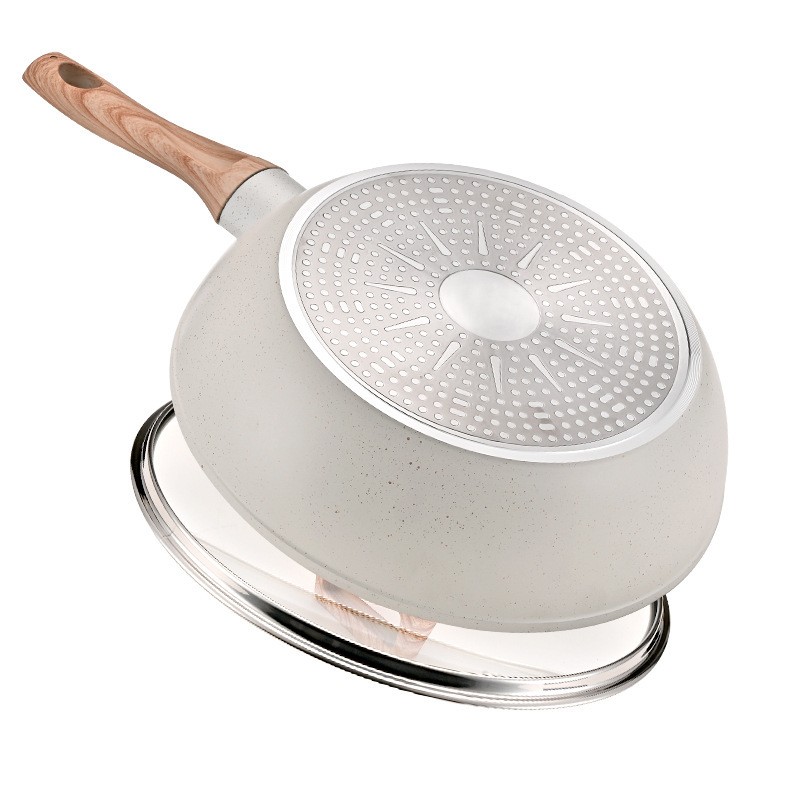 Non Stick Cookware Supplier - 12 Piece Wooden Handle Set