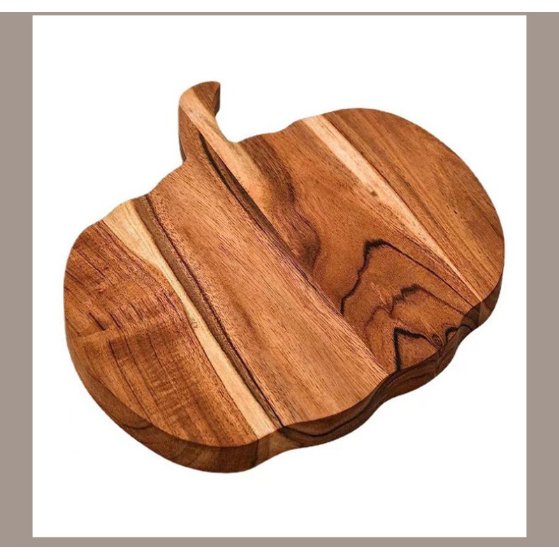 Bamboo Cutting Board Manufacturer - Pumpkin Shape Serving Platter