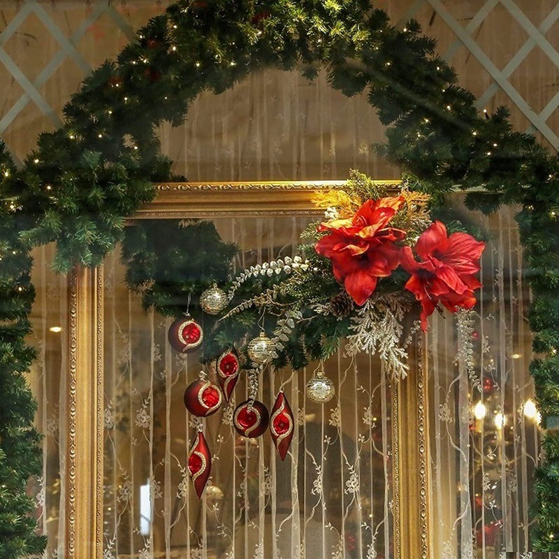 Christmas Garland Supplier - Artificial 2.7m PVC Indoor Outdoor