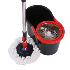 Microfiber Mop Supplier - 360° Rotating Self-Wringing Bucket