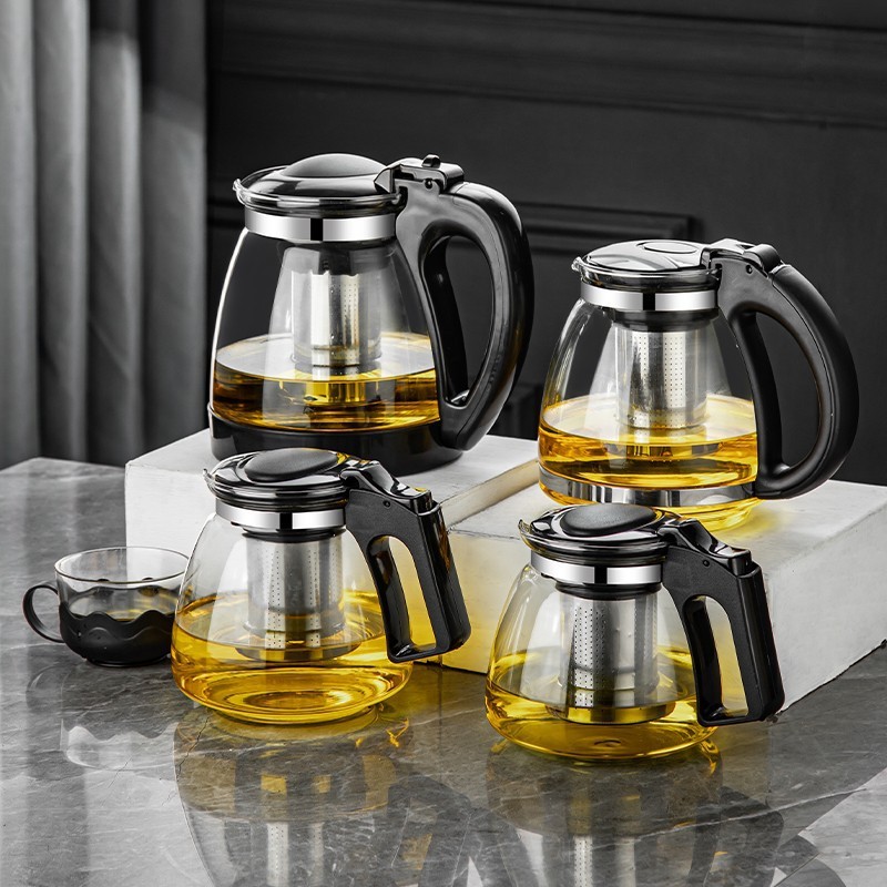 Glass Teapot Manufacturer - Clear Loose Leaf Infuser Heat-Resistant