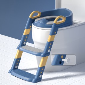 Baby Toilet Trainer Factory - Plastic Foldable Anti-Slip Ladder