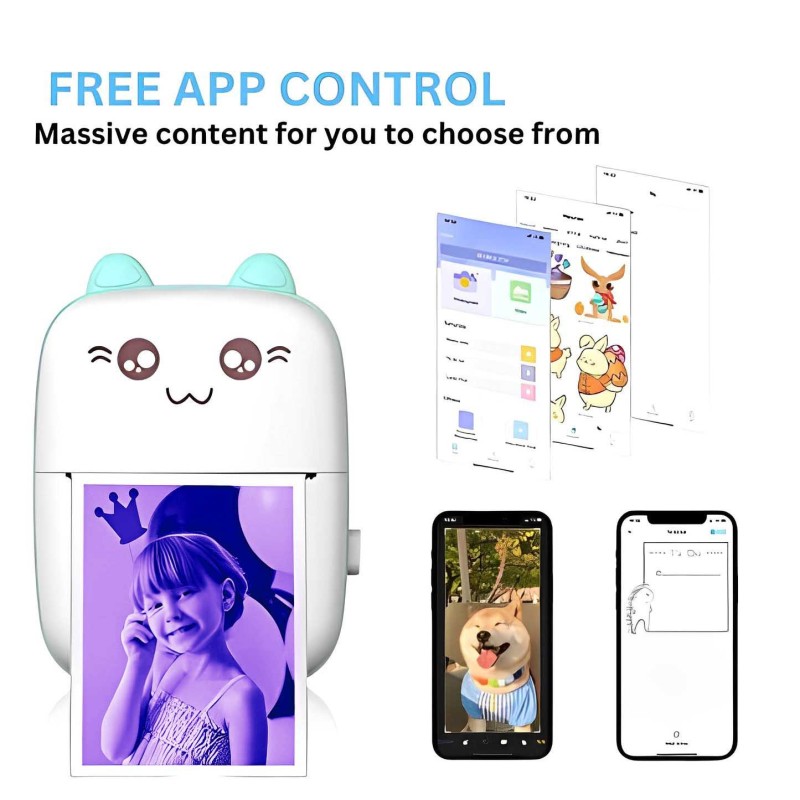 Mini Photo Printer Manufacturer - Portable Bluetooth APP Control