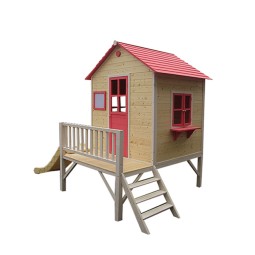Cubby House Factory - Hot Sale Children Playhouse Wooden With Slide