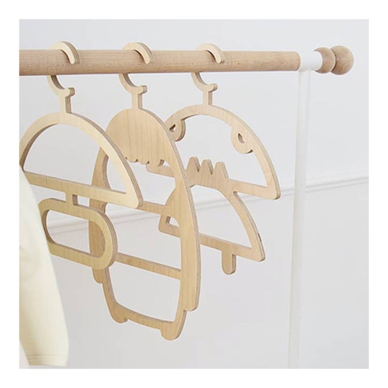 Wooden Hanger Supplier - Nordic Mobile Coat Towel Rack Clothing