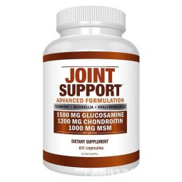 Glucosamine Chondroitin Capsules Supplier - 60 Capsules Food Grade Bottle Packaging