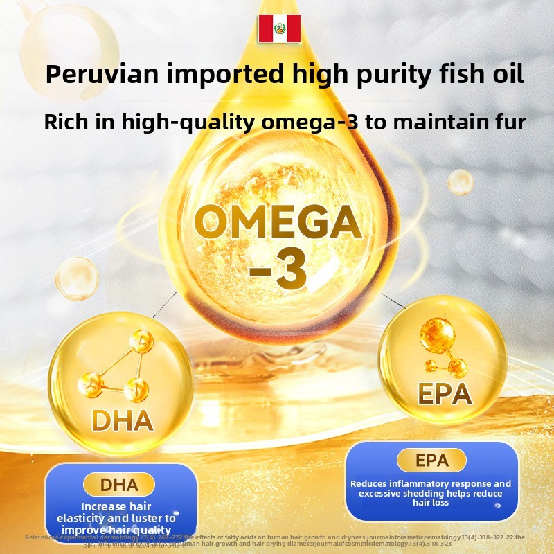 General Fish Oil Tablets Manufacturer - Hair Beauty Protection for Pets