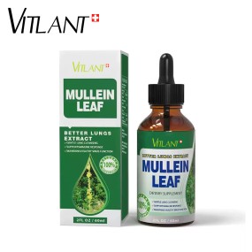 Mullein Leaf Liquid Extract Factory - Chlorophyll Drops Glass Bottle Adults