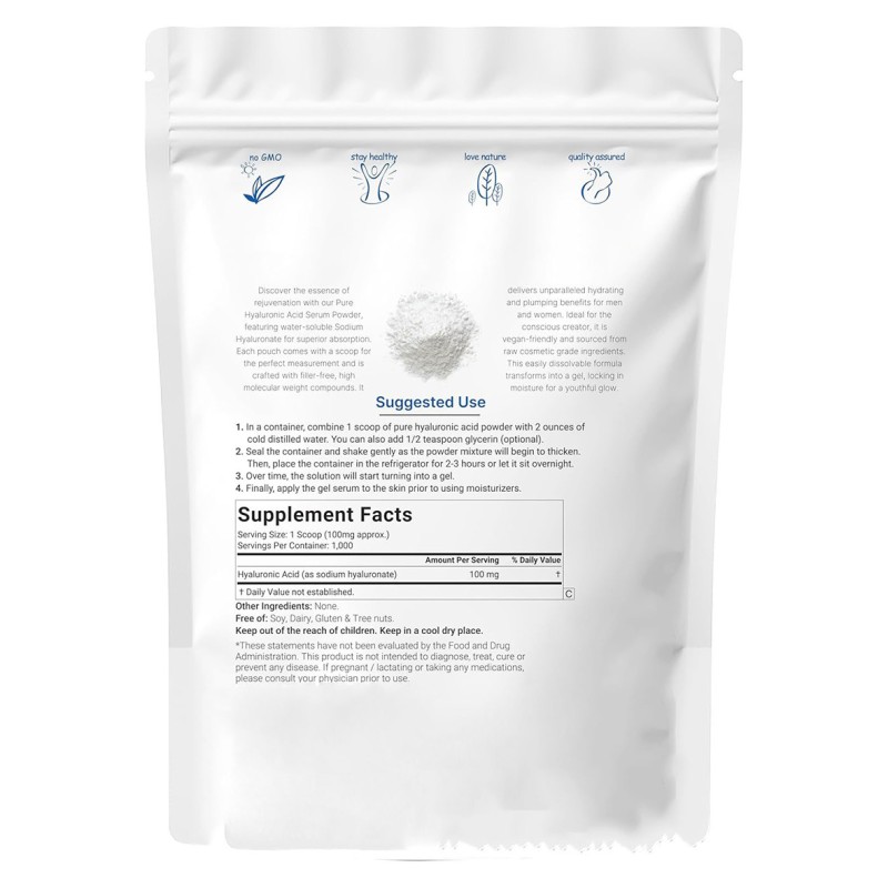 Hyaluronic Acid Essence Powder Manufacturer - Food Beverage Supplement Hydration