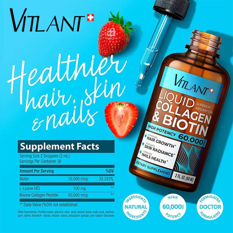 Collagen Tincture Liquid Supplier - Nutrient Protein for Hair Nail Care