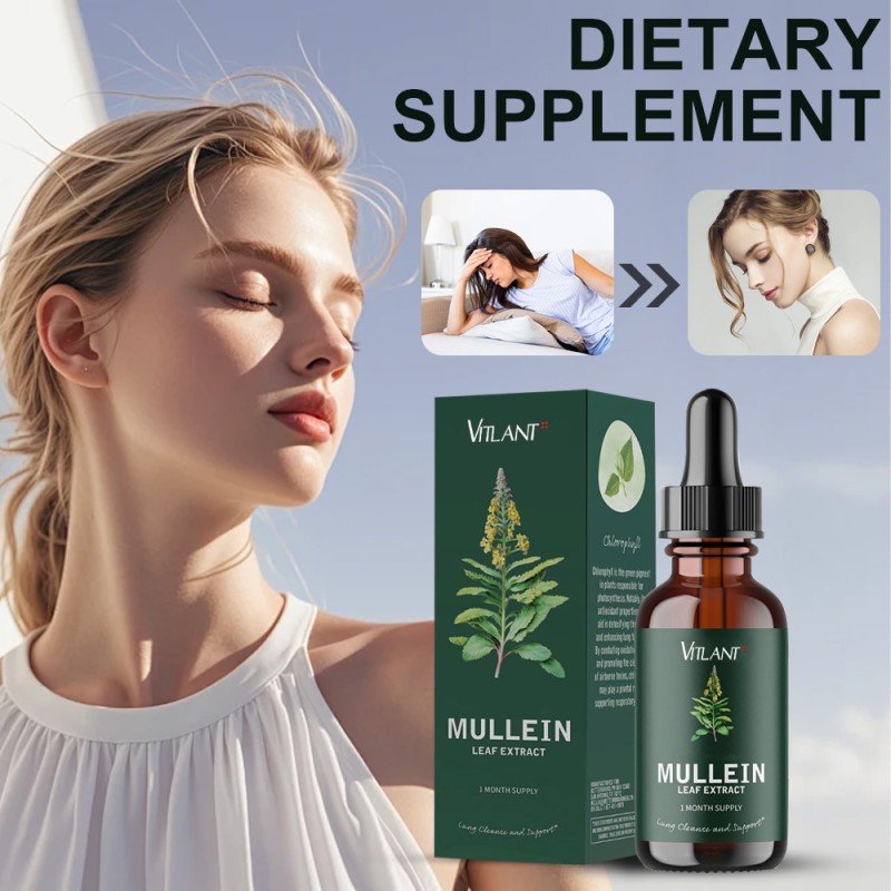 Adult Lung Support Supplement Factory - Mullein Tea Chlorophyll Liquid Oil