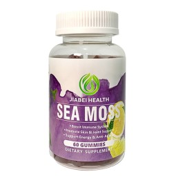 Sea Moss Gummies Factory - Delicious Herbal Extract Capsule Form Bottle