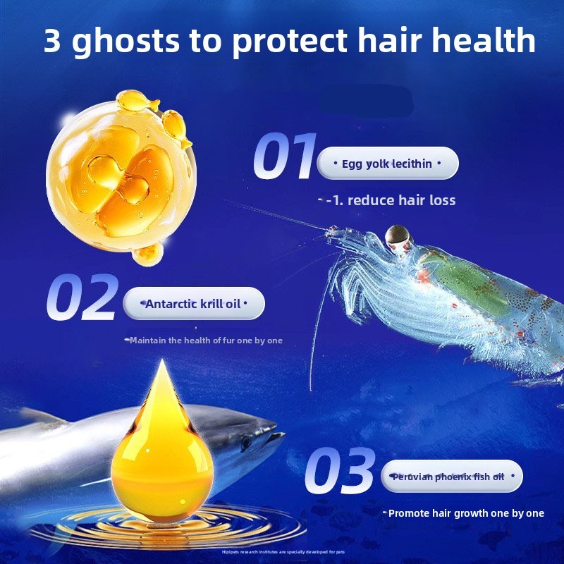 General Fish Oil Tablets Manufacturer - Hair Beauty Protection for Pets