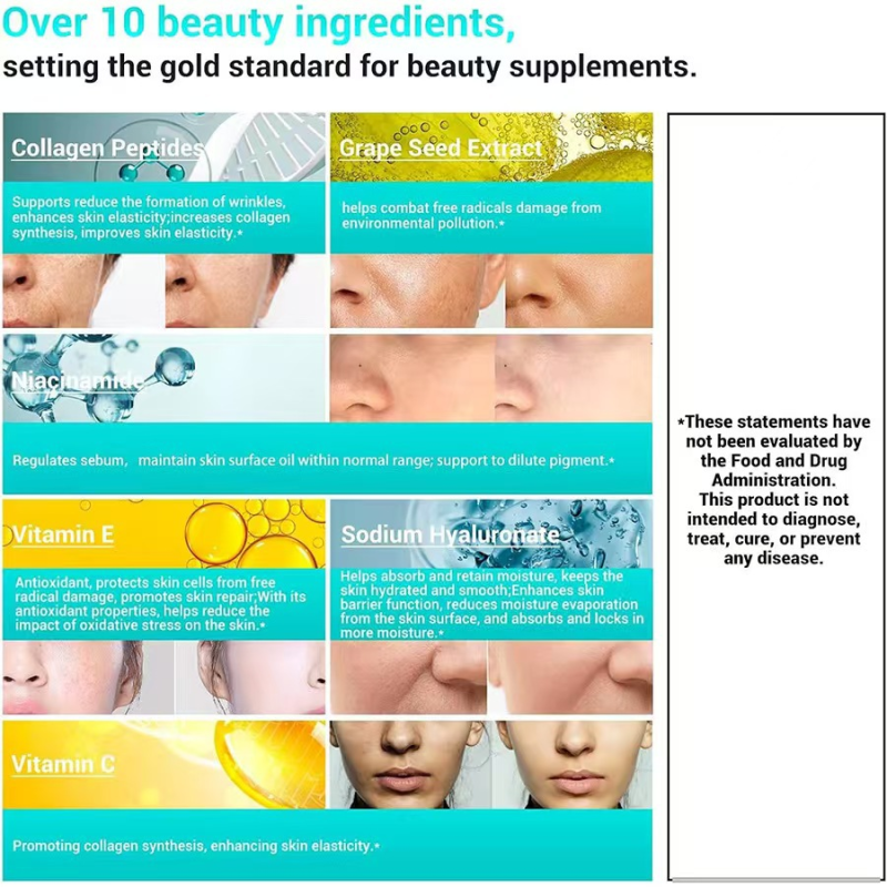 Adult Peptide Tablets Supplier - Candy Glass Bottle Food Beverage Packaging