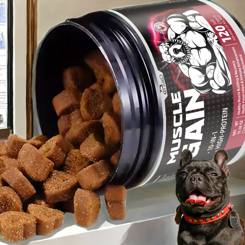 Muscle Builder Soft Chews Factory - Private Label Weight Gain Pet Supplement