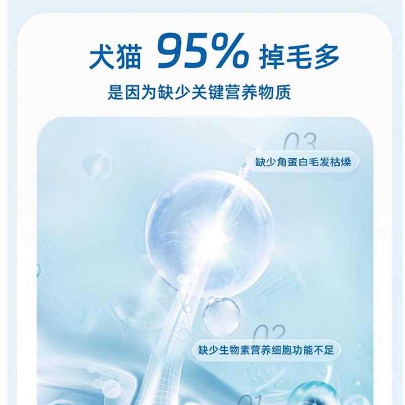 D-Biotin Oral Liquid Supplier - Fish Oil Anti-Hair Loss for Adult Cats Dogs