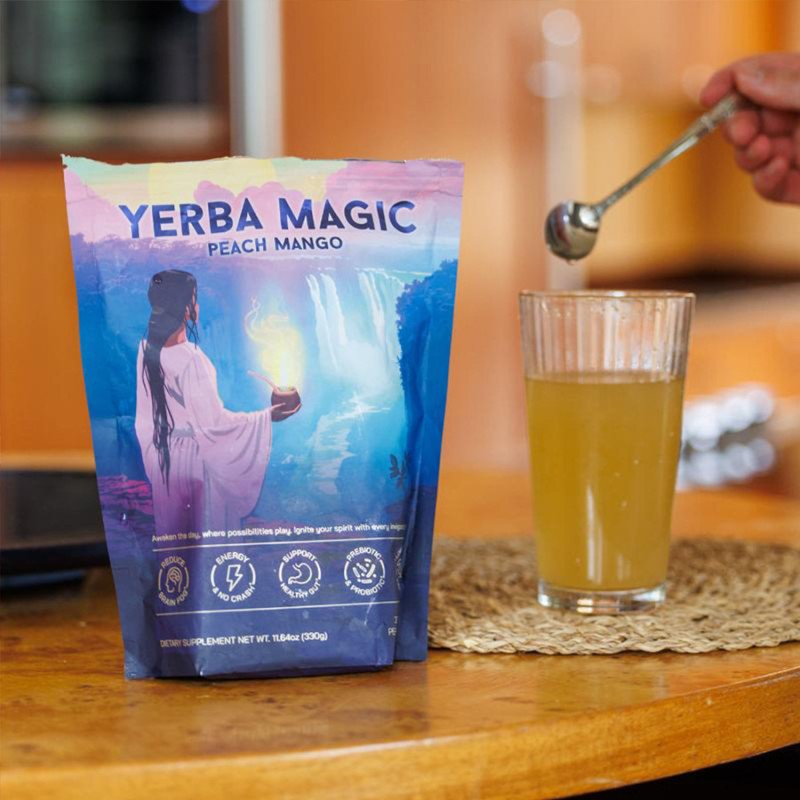 Yerba Mate Instant Tea Powder Factory - Conveniently Packaged in Bag for Adults
