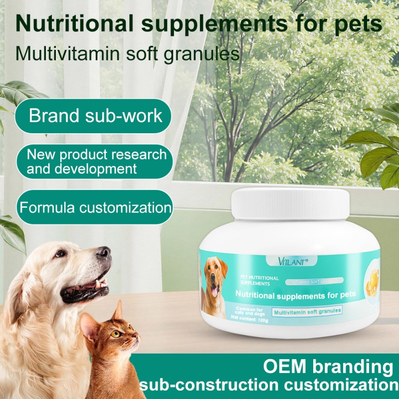 Pet Multivitamin Chew Granules Factory - Lecithin Soft Chewable Health Care