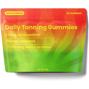 Daily Tanning Gummies Supplier - Natural Supplements for Children Glass Bottle