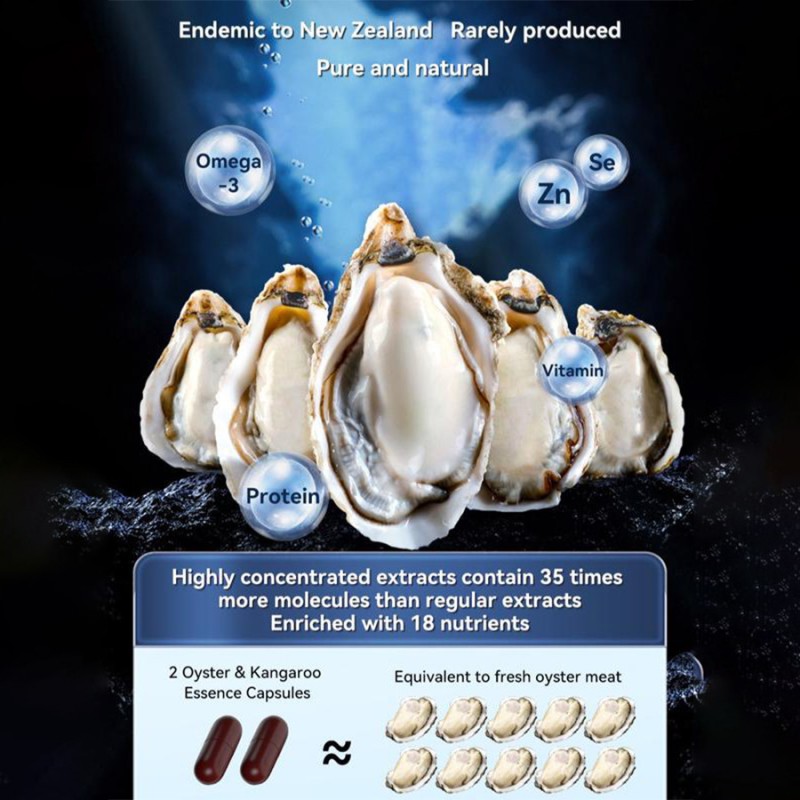 Premium Oyster Peptides Capsules Factory - Natural Algal Herb Extracts Plant-Based