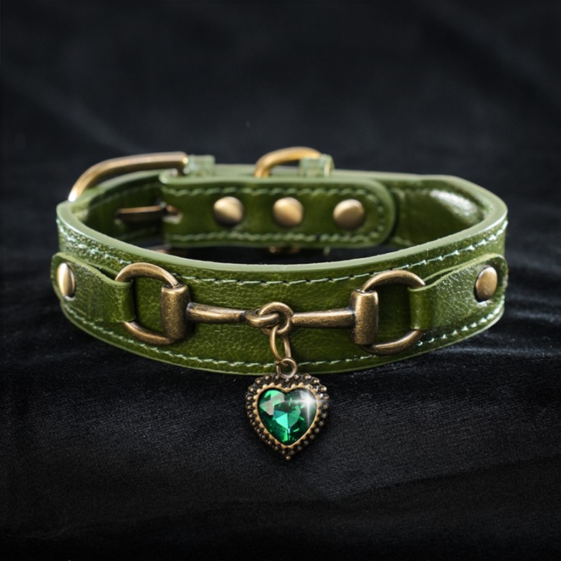 Pet Collar Manufacturer - OEM Bling Bling PU Rhinestones