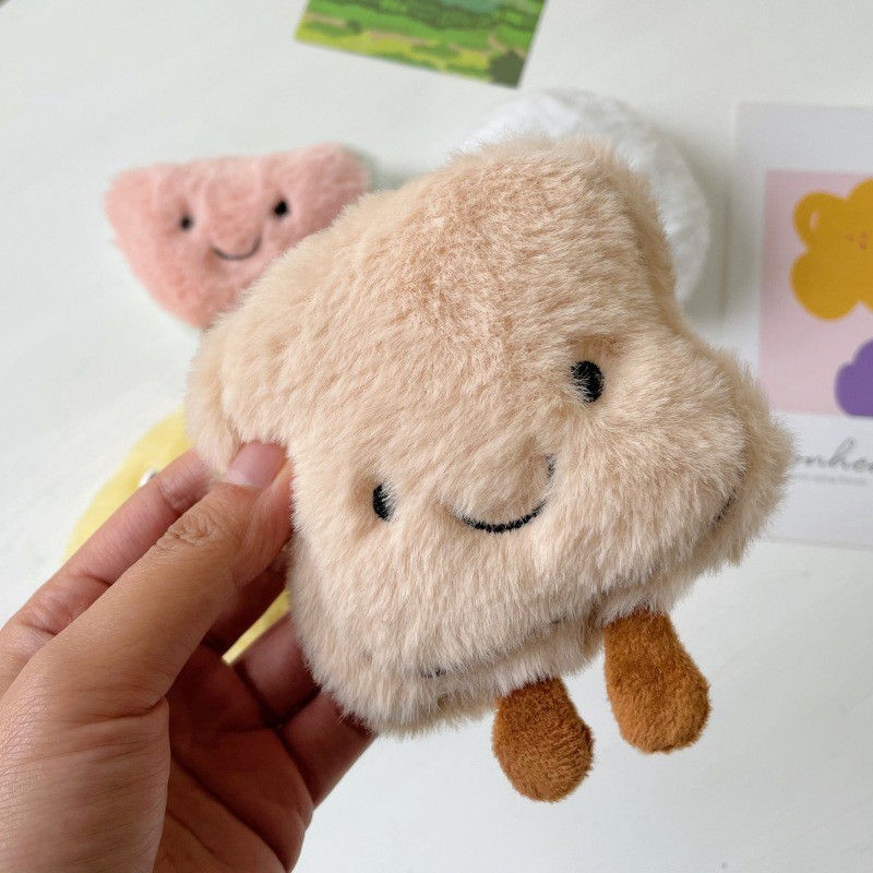 Pet Plush Toy Manufacturer - OEM Poached Egg Bread Squeaky