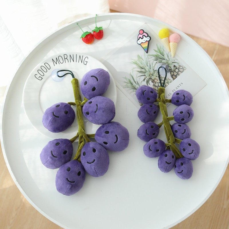 Pet Dog Toy Factory - OEM Cartoon Stuffed Grapes Chew