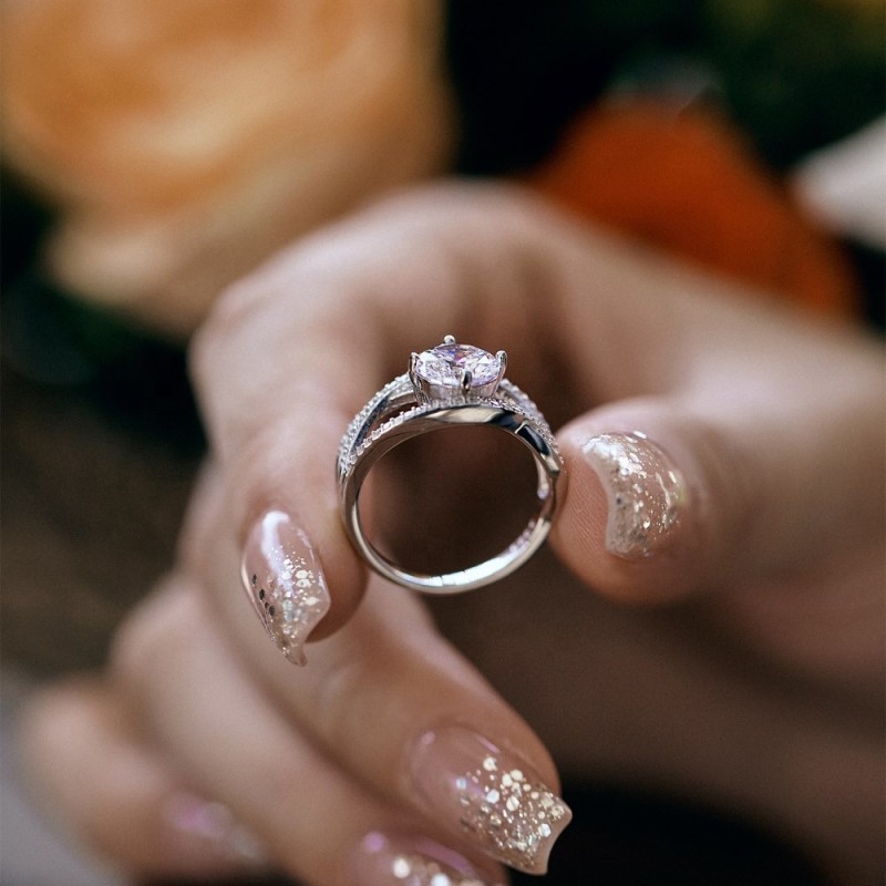 Fashion Ring Factory - OEM Full Zirconium Gold Plated