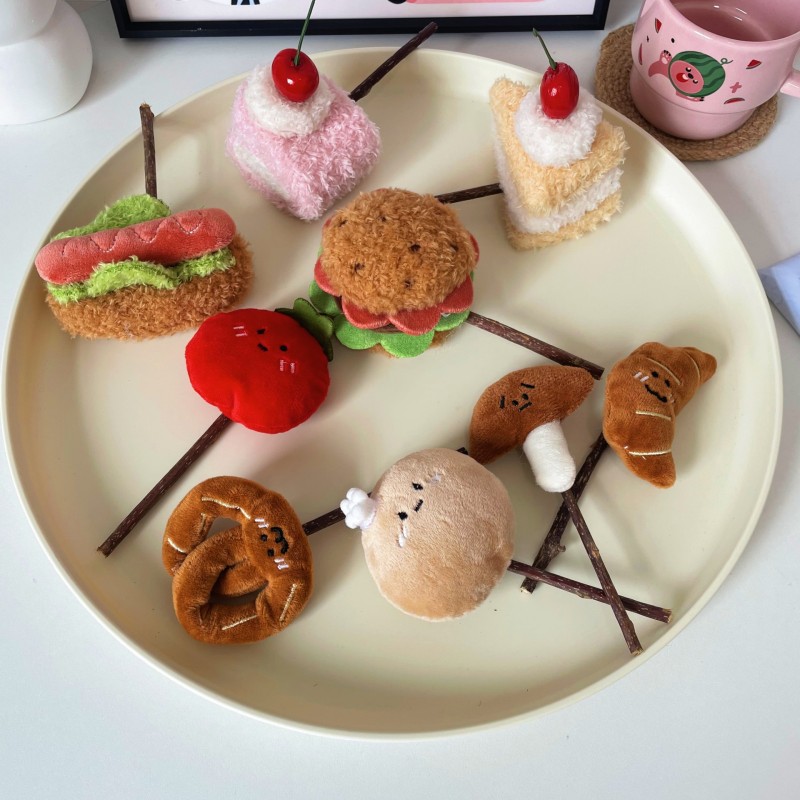 Cat Toy Factory - OEM Hamburger Shape Teeth Chew