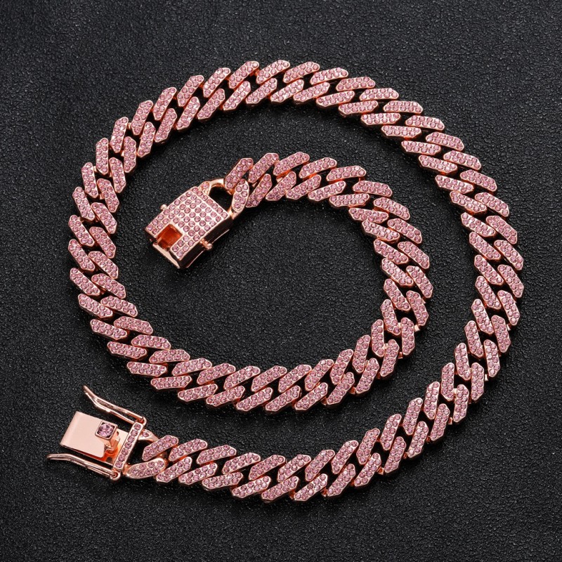 Men Jewelry Factory - OEM ZIRCON Miami Curb Choker