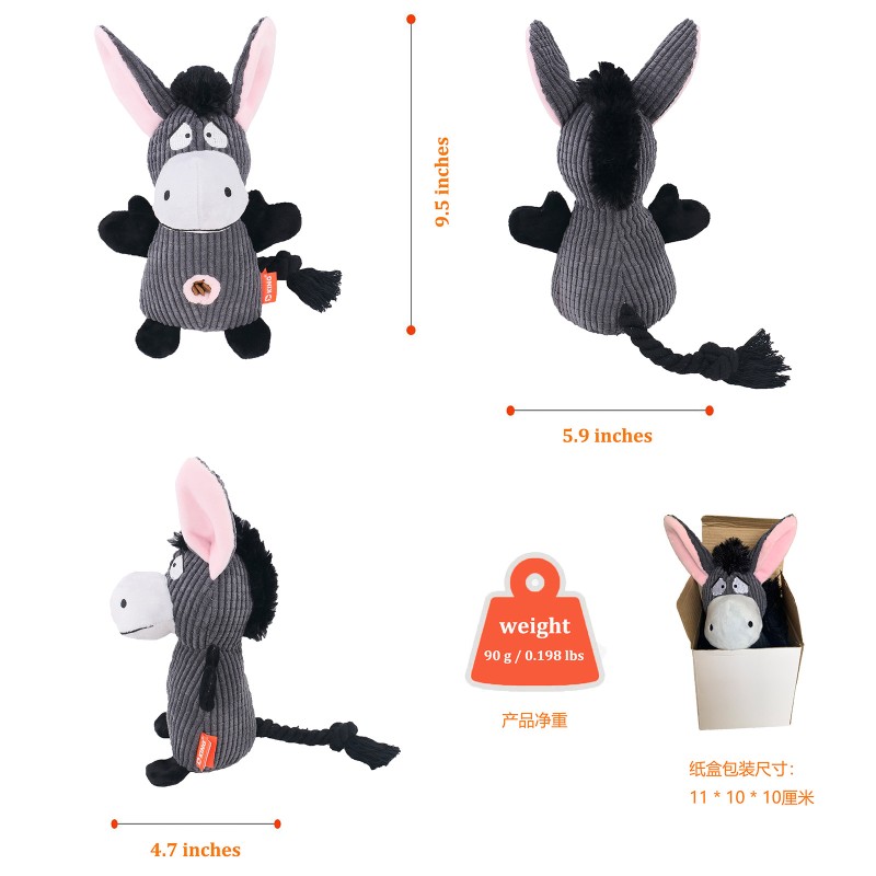 Pet Toy Manufacturer - OEM Cartoon Animal Bite Resistant