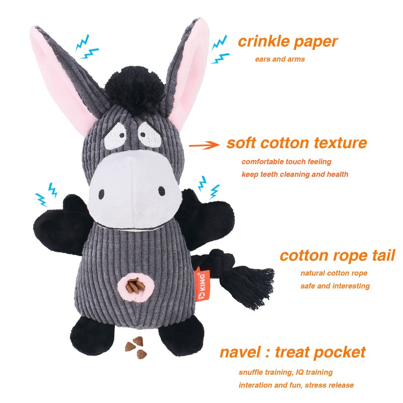 Pet Toy Manufacturer - OEM Cartoon Animal Bite Resistant