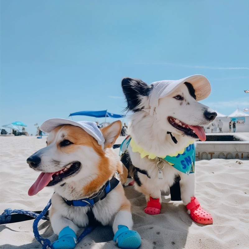 Dog Rain Booties Factory - OEM Adjustable Strap Easy Clean