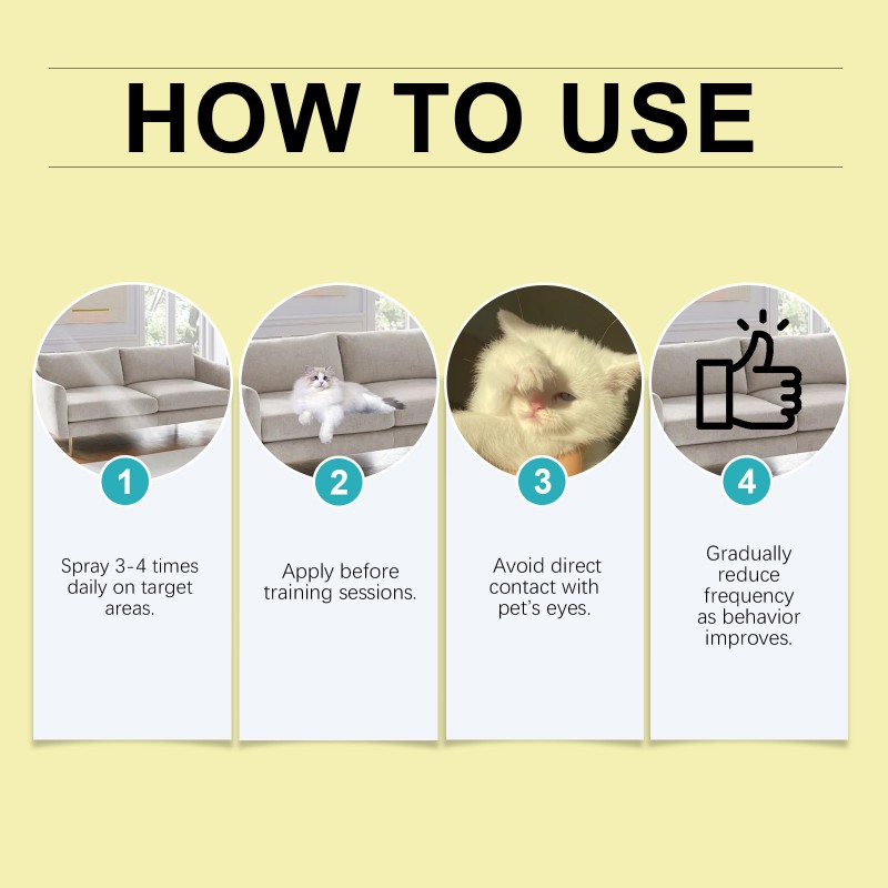 Pet Anti Chew Spray Factory - OEM Stops Chewing Furniture