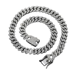 Men Jewelry Factory - OEM ZIRCON Miami Curb Choker