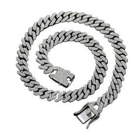 Men Jewelry Factory - OEM ZIRCON Miami Curb Choker