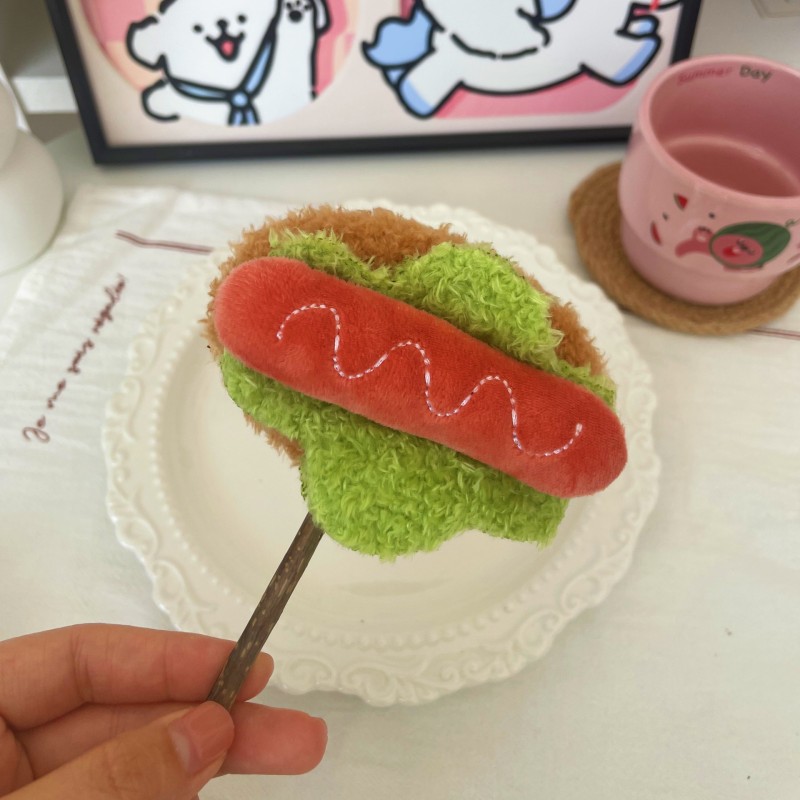 Cat Toy Factory - OEM Hamburger Shape Teeth Chew