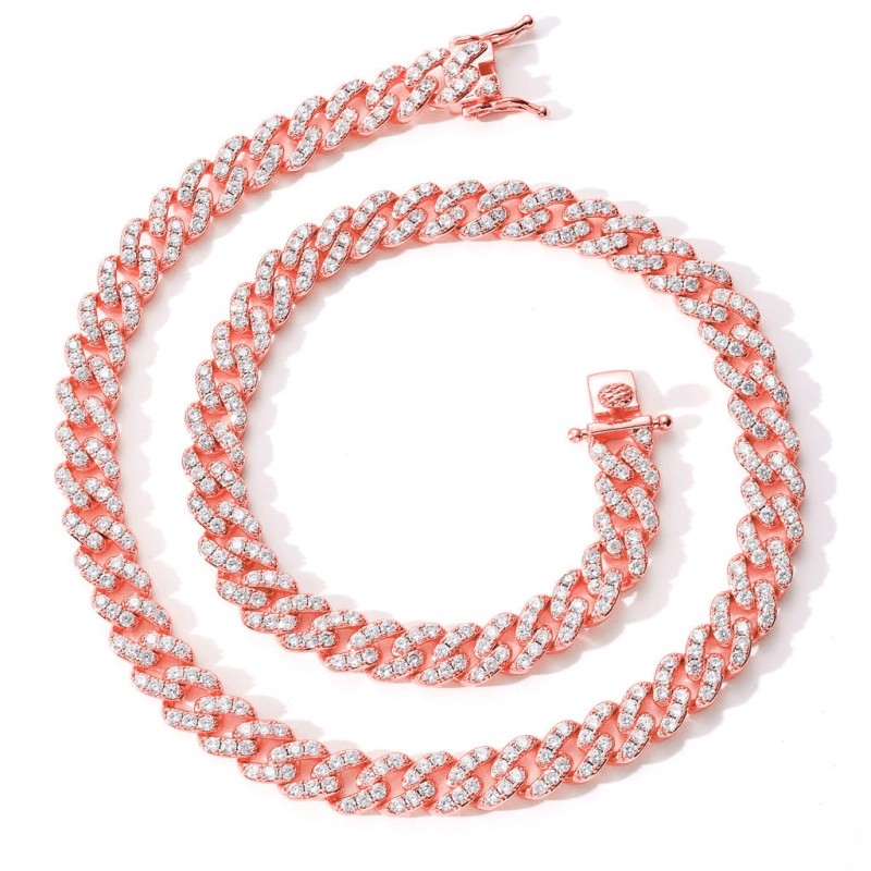 Necklace Manufacturer - OEM Full Iced Cuban Link