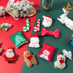 Pet Dog Toy Factory - OEM Durable Plush Squeaky Snowman